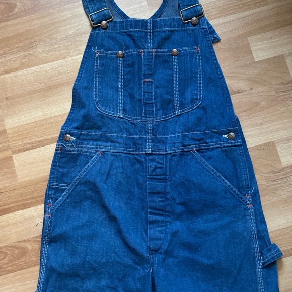Sears Other - Vintage 1980s Sears Denim Overalls with Brass Accents